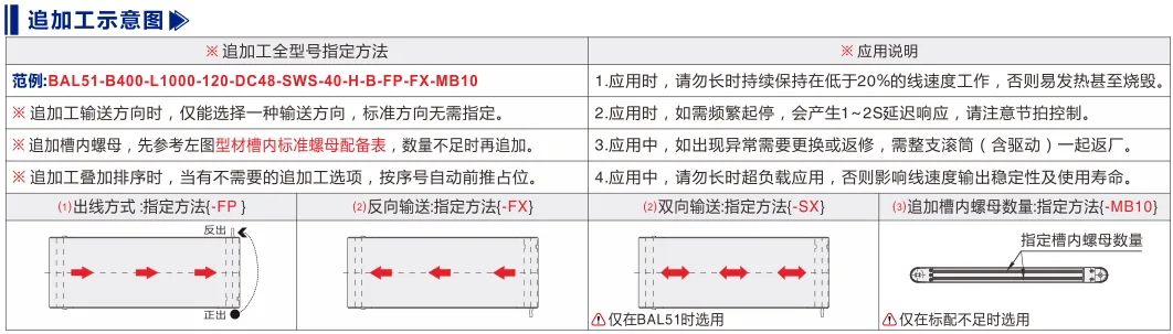 平皮带输送机｜弧面辊导正｜双槽型材｜电动辊筒全皮带型(Ø60) 追加工